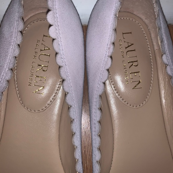 Lauren Ralph Lauren Glennie Bow Flats “Pale Iris” - Picture 4 of 5